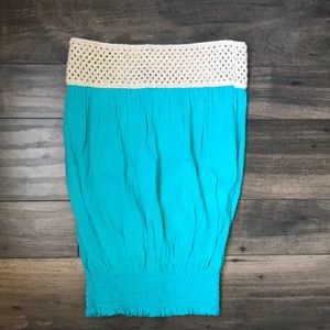 Summertime beautiful blue top